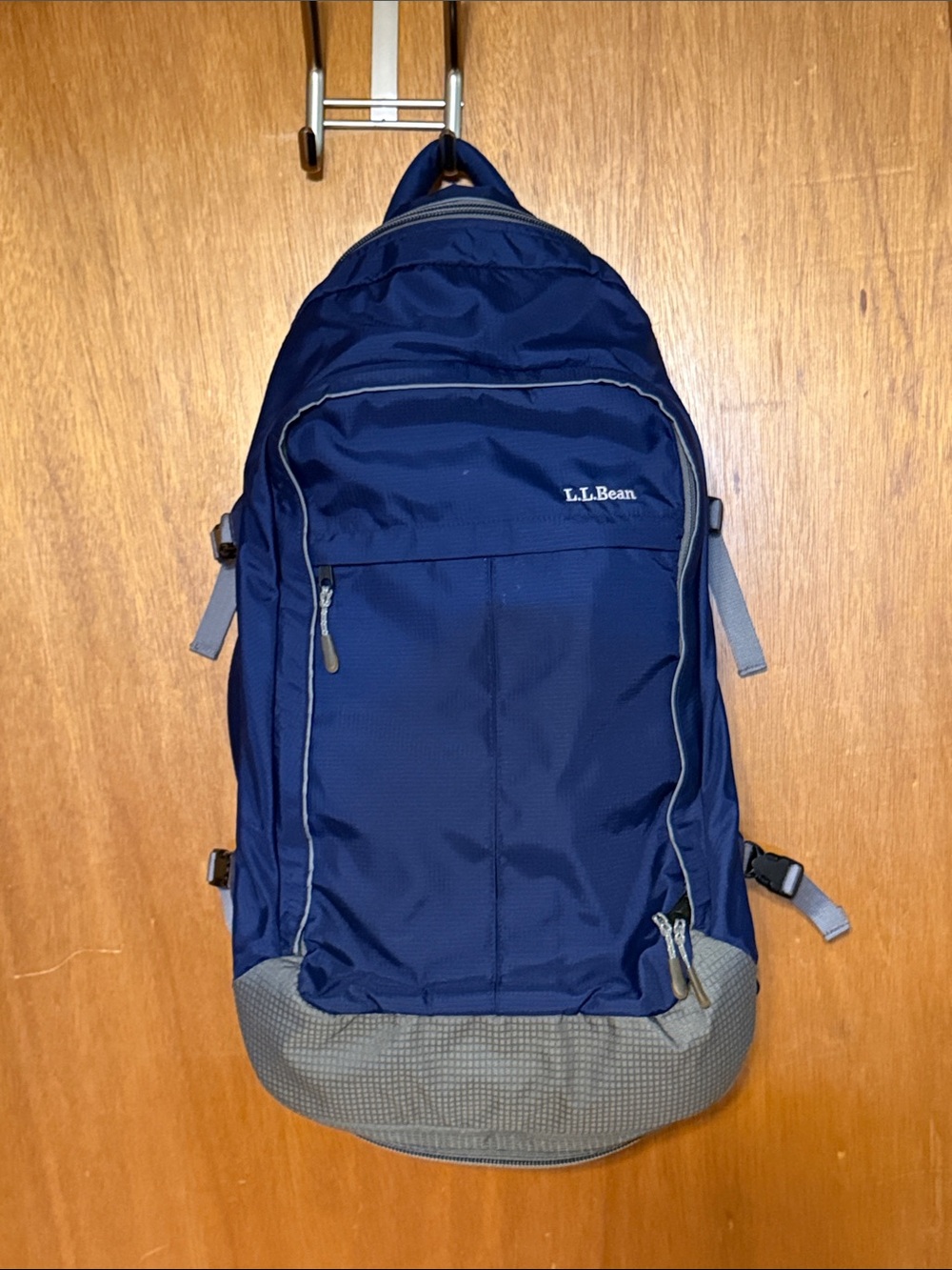 LL Bean Quickload Travel Pack Dark Blue Backpack Duffel Bag Navy Blue